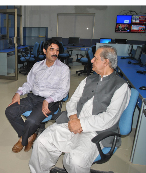 Dr. Amjad Bukhari meeting with Leading Politician of Pakistan Javed Hashmi