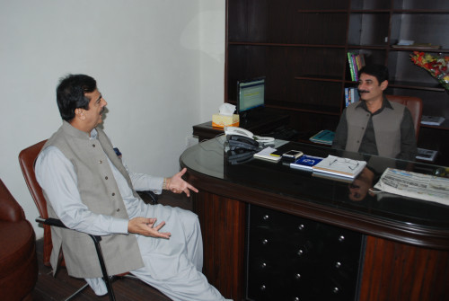 Dr. Amjad Bukhari meeting with Former Prime Minister of Pakistan